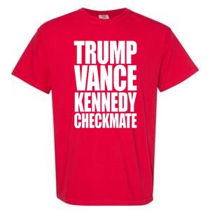 Trump Vance Kennedy Checkmate 2024 Election Republican Garment-Dyed Heavyweight T-Shirt