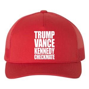 Trump Vance Kennedy Checkmate 2024 Election Republican Yupoong Adult 5-Panel Trucker Hat