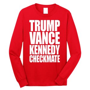 Trump Vance Kennedy Checkmate 2024 Election Republican Long Sleeve Shirt