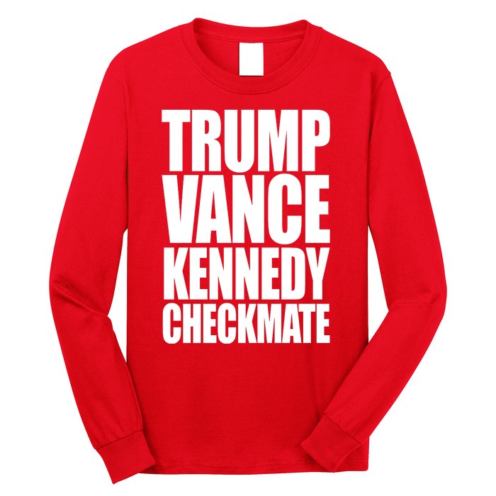 Trump Vance Kennedy Checkmate 2024 Election Republican Long Sleeve Shirt