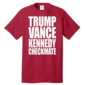 Trump Vance Kennedy Checkmate 2024 Election Republican Tall T-Shirt