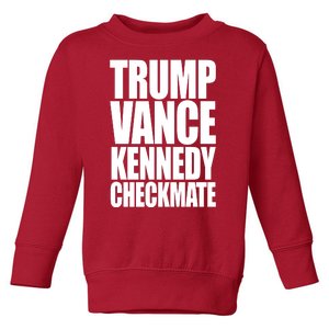 Trump Vance Kennedy Checkmate 2024 Election Republican Toddler Sweatshirt