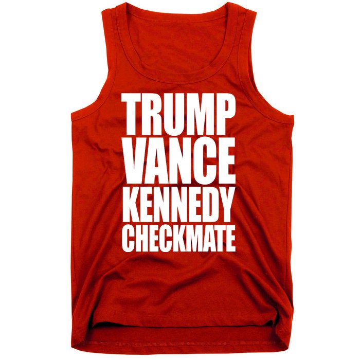 Trump Vance Kennedy Checkmate 2024 Election Republican Tank Top