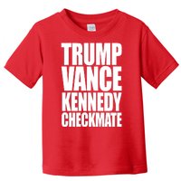 Trump Vance Kennedy Checkmate 2024 Election Republican Toddler T-Shirt