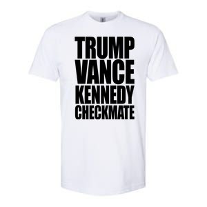 Trump Vance Kennedy Checkmate 2024 Election Republican Softstyle CVC T-Shirt