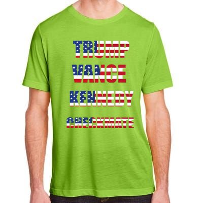 Trump Vance Kennedy Checkmate 2024 Election Republican Adult ChromaSoft Performance T-Shirt