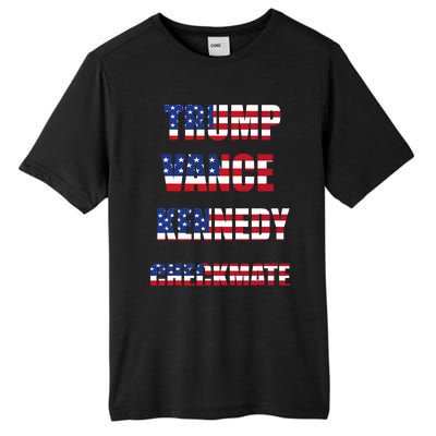 Trump Vance Kennedy Checkmate 2024 Election Republican Tall Fusion ChromaSoft Performance T-Shirt