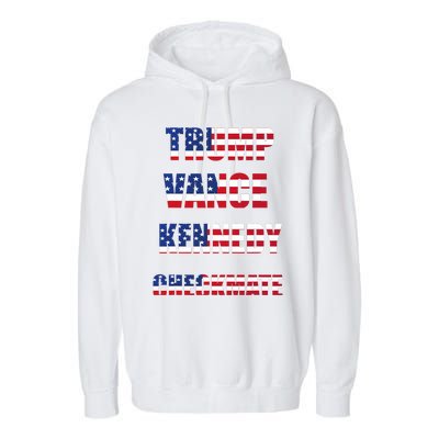 Trump Vance Kennedy Checkmate 2024 Election Republican Garment-Dyed Fleece Hoodie