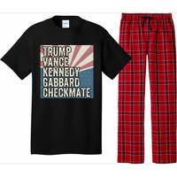 Trump Vance Kennedy Gabbard Checkmate American Flag Chess Pajama Set