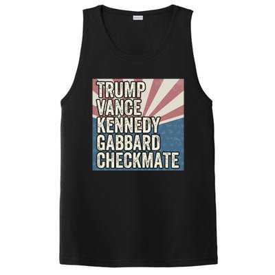 Trump Vance Kennedy Gabbard Checkmate American Flag Chess PosiCharge Competitor Tank