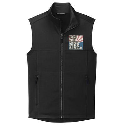 Trump Vance Kennedy Gabbard Checkmate American Flag Chess Collective Smooth Fleece Vest