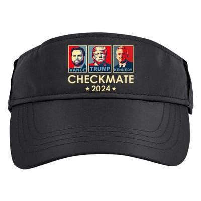 Trump Vance Kennedy Checkmate 2024 Election Republican Adult Drive Performance Visor