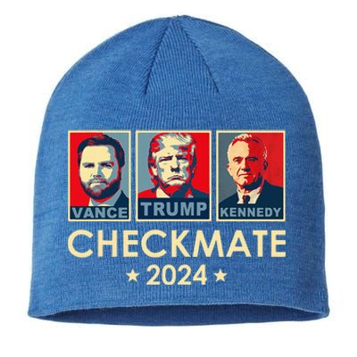 Trump Vance Kennedy Checkmate 2024 Election Republican Sustainable Beanie