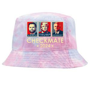 Trump Vance Kennedy Checkmate 2024 Election Republican Tie-Dyed Bucket Hat