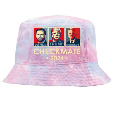 Trump Vance Kennedy Checkmate 2024 Election Republican Tie-Dyed Bucket Hat