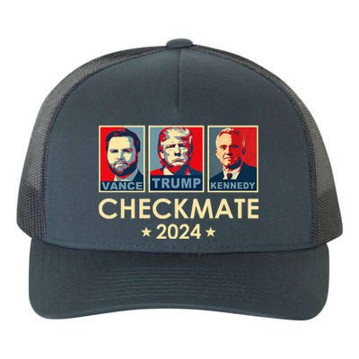 Trump Vance Kennedy Checkmate 2024 Election Republican Yupoong Adult 5-Panel Trucker Hat