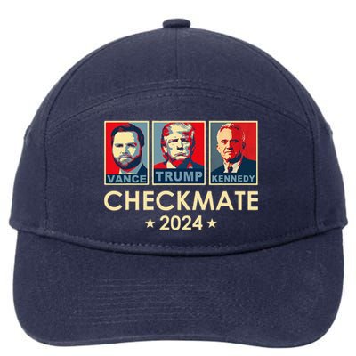 Trump Vance Kennedy Checkmate 2024 Election Republican 7-Panel Snapback Hat