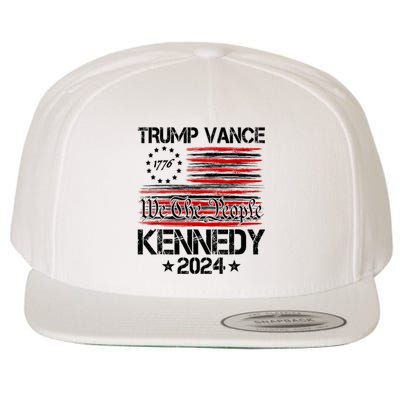 Trump Vance Kennedy President 2024 Election Republican Wool Snapback Cap