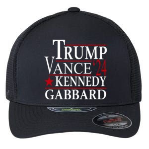 Trump Vance Kennedy Gabbard 2024 Election Flexfit Unipanel Trucker Cap