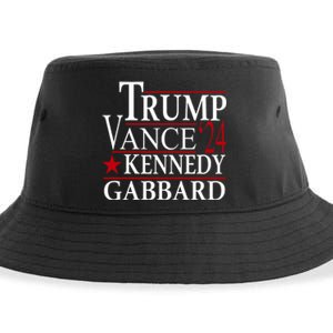 Trump Vance Kennedy Gabbard 2024 Election Sustainable Bucket Hat