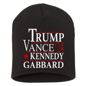 Trump Vance Kennedy Gabbard 2024 Election Short Acrylic Beanie