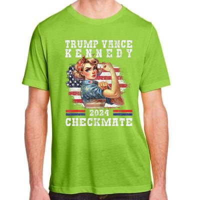 Trump Vance Kennedy Checkmate 2024 Election Republican Trump Gift Adult ChromaSoft Performance T-Shirt