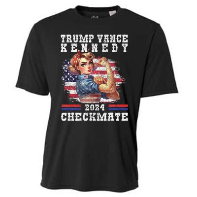 Trump Vance Kennedy Checkmate 2024 Election Republican Trump Gift Cooling Performance Crew T-Shirt