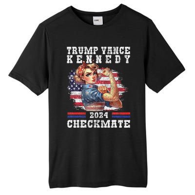 Trump Vance Kennedy Checkmate 2024 Election Republican Trump Gift Tall Fusion ChromaSoft Performance T-Shirt