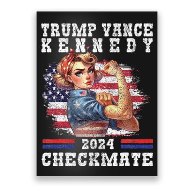 Trump Vance Kennedy Checkmate 2024 Election Republican Trump Gift Poster