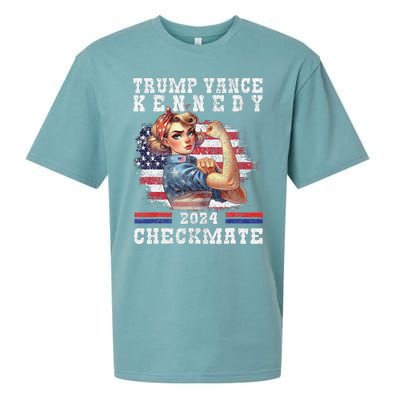 Trump Vance Kennedy Checkmate 2024 Election Republican Trump Gift Sueded Cloud Jersey T-Shirt