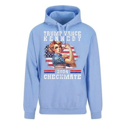 Trump Vance Kennedy Checkmate 2024 Election Republican Trump Gift Unisex Surf Hoodie