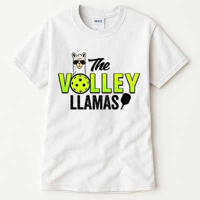 The Volley LLamas comic style llama pickle ball Tall T-Shirt