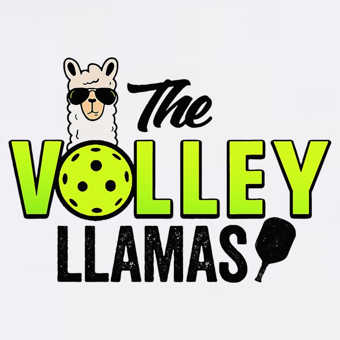The Volley LLamas comic style llama pickle ball Adult Drive Performance Visor