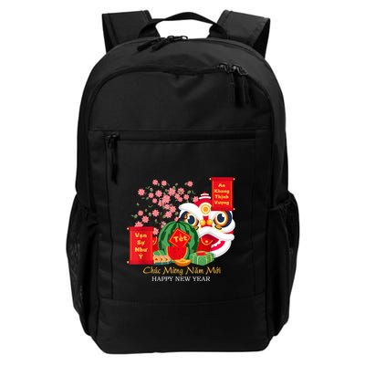Tet Vietnamese Lunar New Year Calendar 2025 Happy New Year Daily Commute Backpack