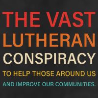 The Vast Lutheran Conspiracy To Help Those Around Us Golf Towel