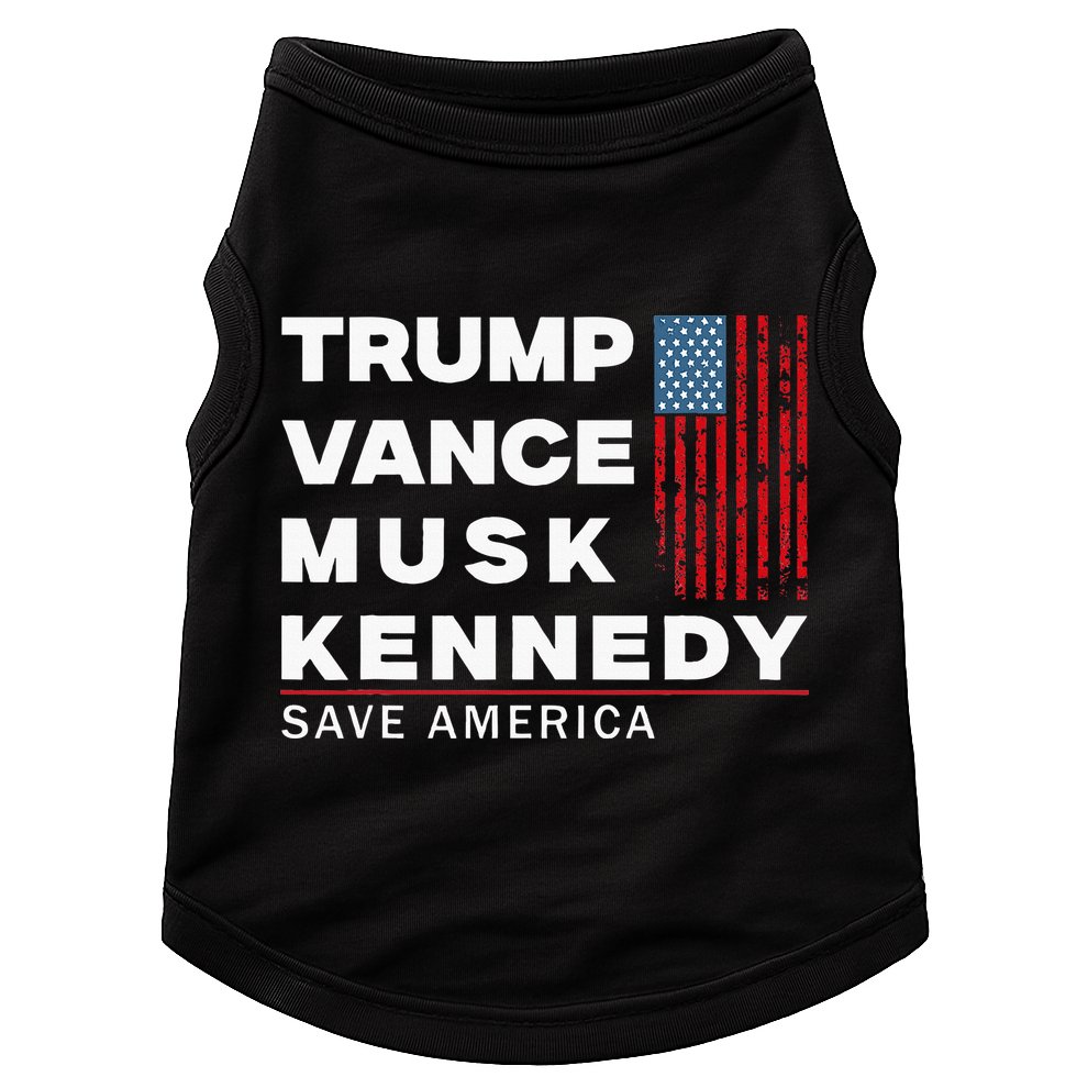 Trump Vance Musk Kennedy Save America 2024 Doggie Tank