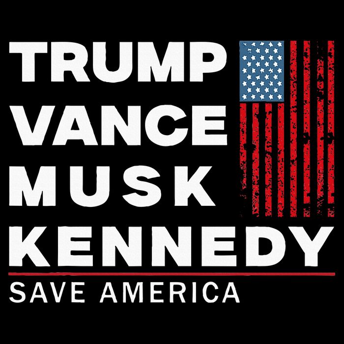Trump Vance Musk Kennedy Save America 2024 Doggie Tank