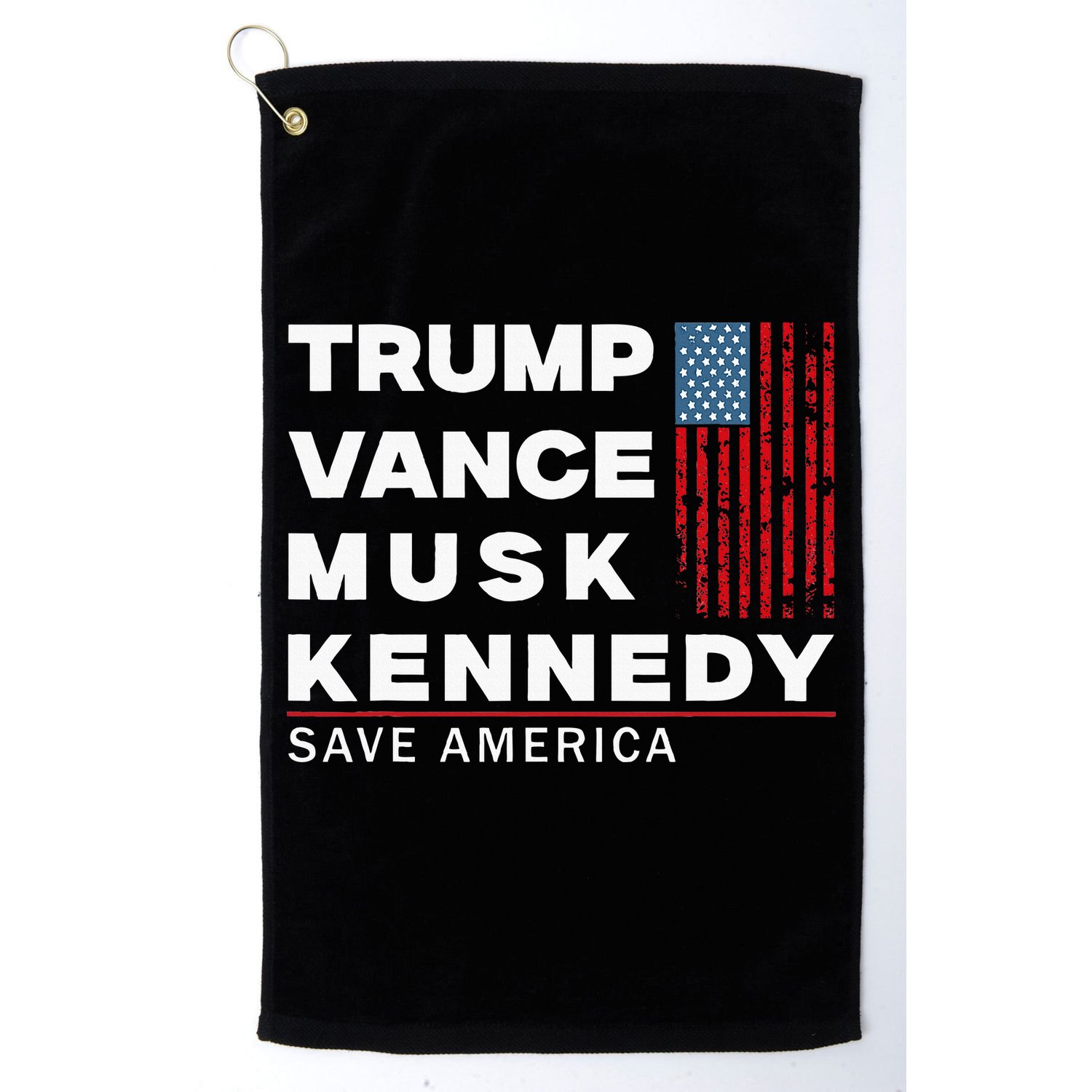 Trump Vance Musk Kennedy Save America 2024 Golf Towel