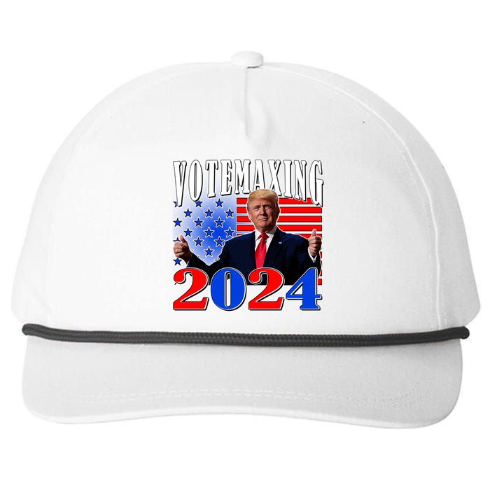 Trump Vote Maxing 2024 Election Snapback Five-Panel Rope Hat