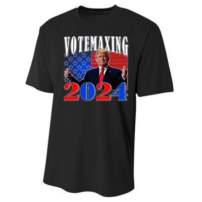 Trump Vote Maxing 2024 Election Performance Sprint T-Shirt