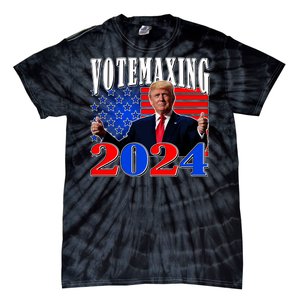 Trump Vote Maxing 2024 Election Tie-Dye T-Shirt