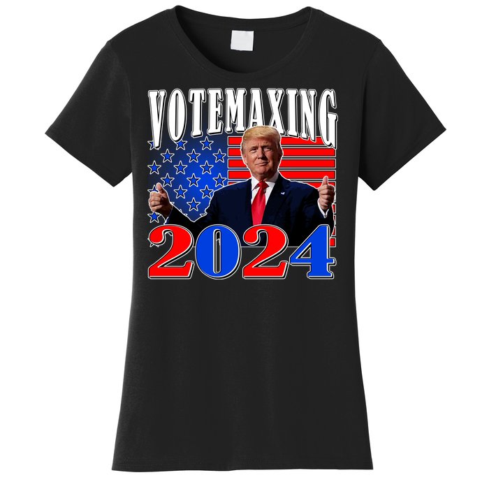 Trump Vote Maxing 2024 Election Women's T-Shirt