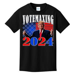 Trump Vote Maxing 2024 Election Kids T-Shirt