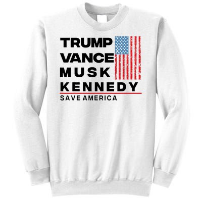 Trump Vance Musk Kennedy Gabbard 2024 Save America Sweatshirt