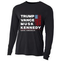 Trump Vance Musk Kennedy Save America 2024 Cooling Performance Long Sleeve Crew