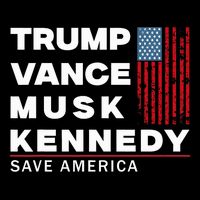 Trump Vance Musk Kennedy Save America 2024 Cooling Performance Long Sleeve Crew