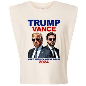 Trump Vance Make America Great Again 2024 Republican Garment-Dyed Women's Muscle Tee