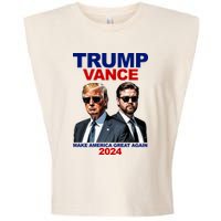 Trump Vance Make America Great Again 2024 Republican Garment-Dyed Women's Muscle Tee