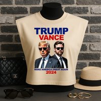 Trump Vance Make America Great Again 2024 Republican Garment-Dyed Women's Muscle Tee