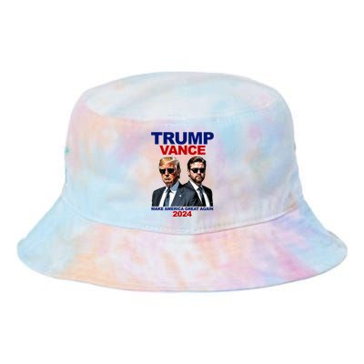 Trump Vance Make America Great Again 2024 Republican Tie Dye Newport Bucket Hat